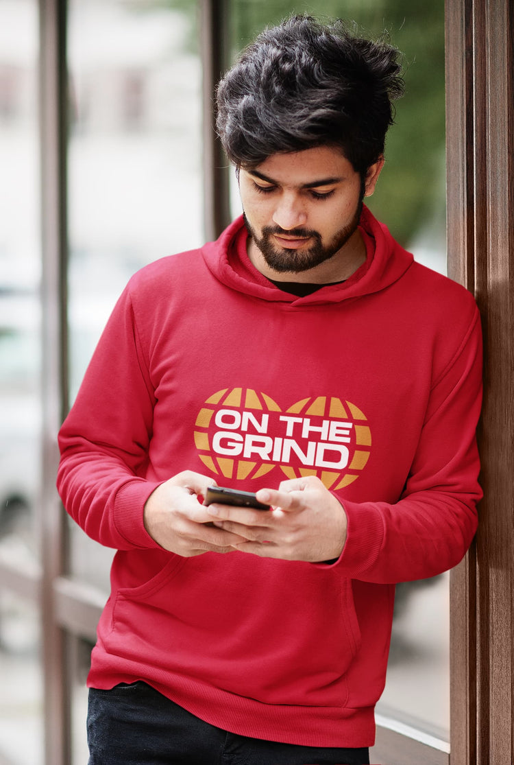 MENS RED HOODIES 