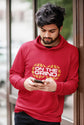 MENS RED HOODIES 