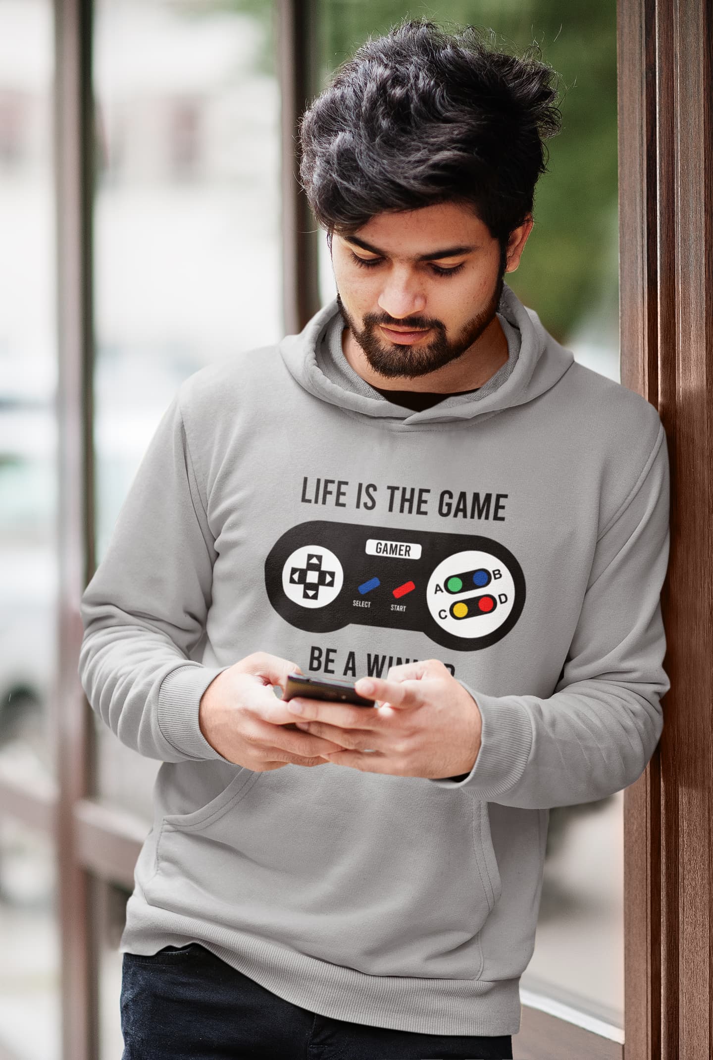 UNISEX MELANGE GREY SWEATSHIRT