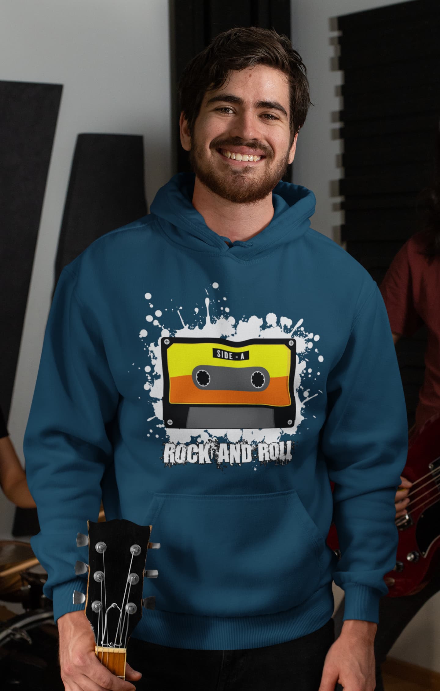 Men's Navy Blue Hoodies