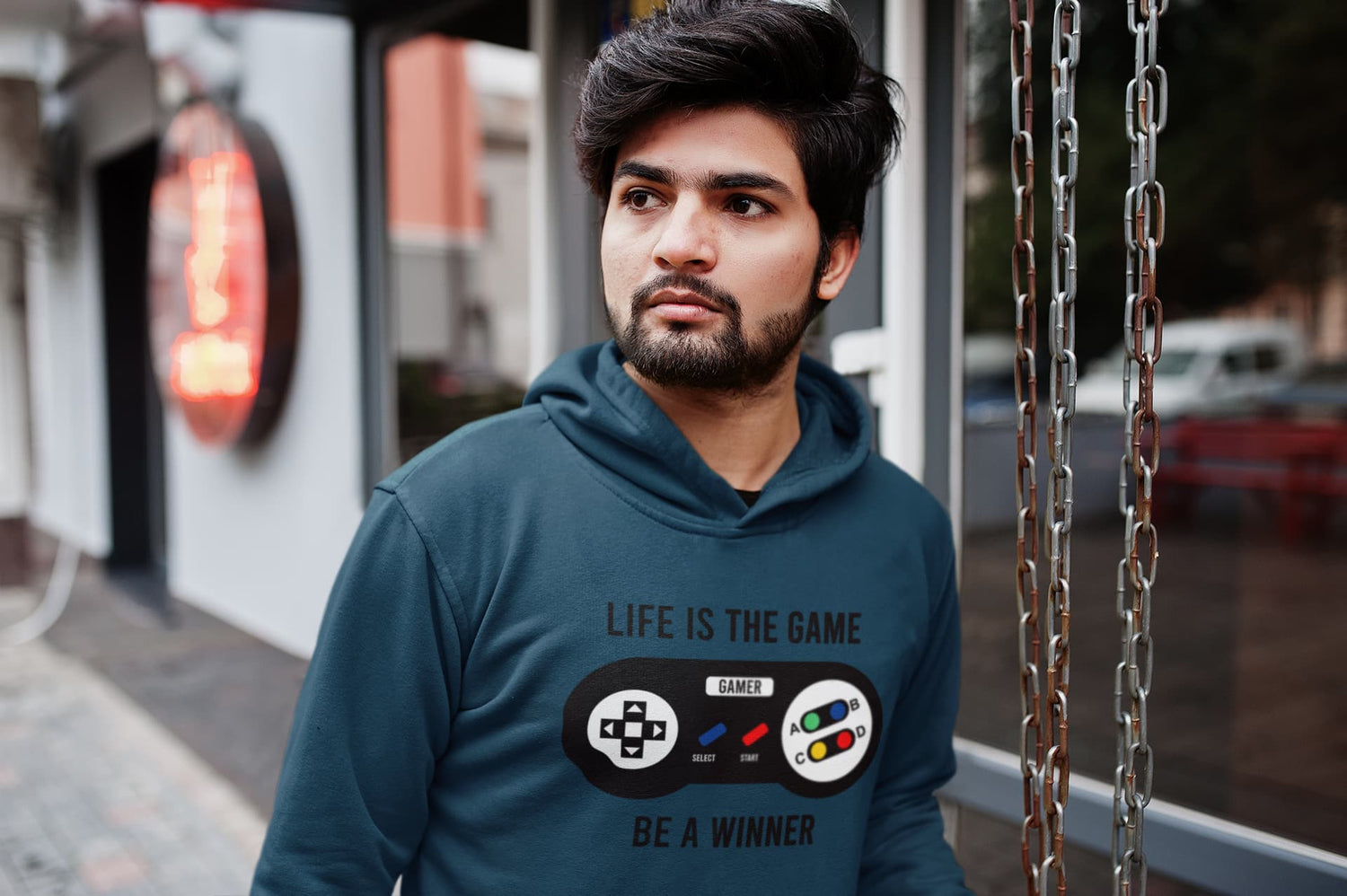 UNISEX NAVY BLUE SWEATSHIRT