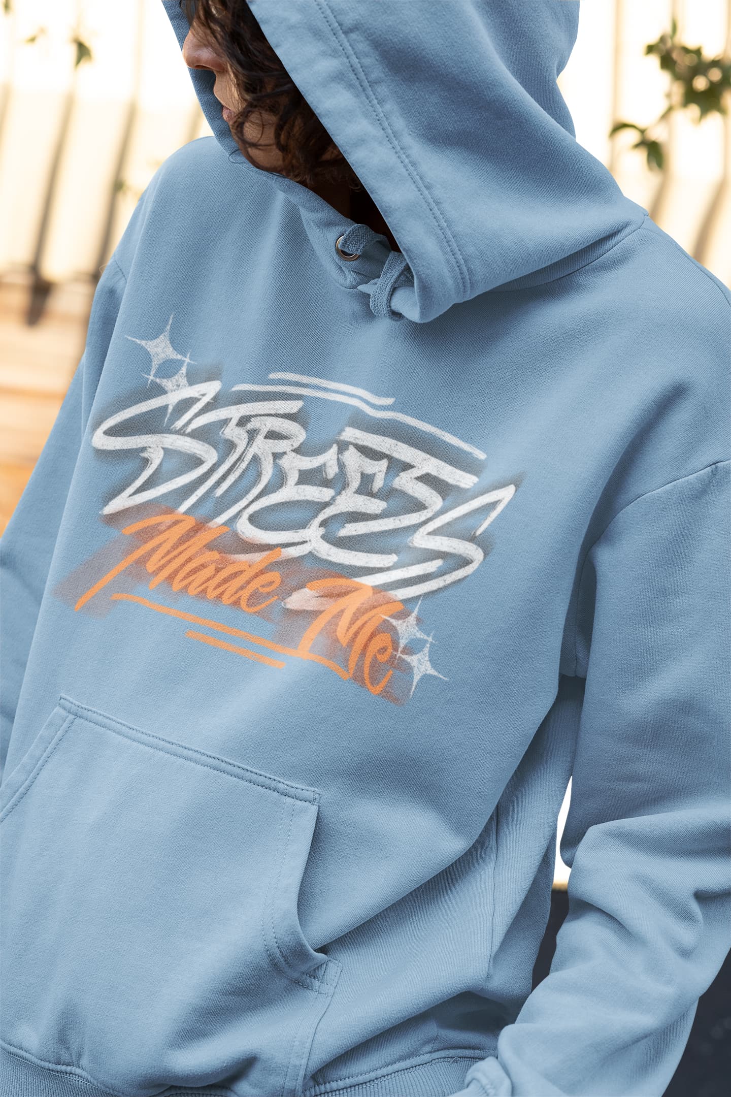 Women's Baby Blue Hoodies