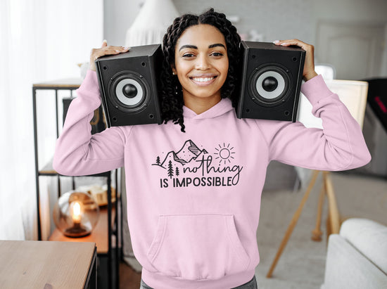 WOMENS LIGHT PINK HOODIES