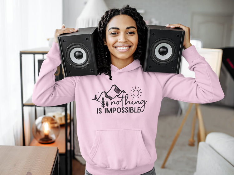 WOMENS LIGHT PINK HOODIES