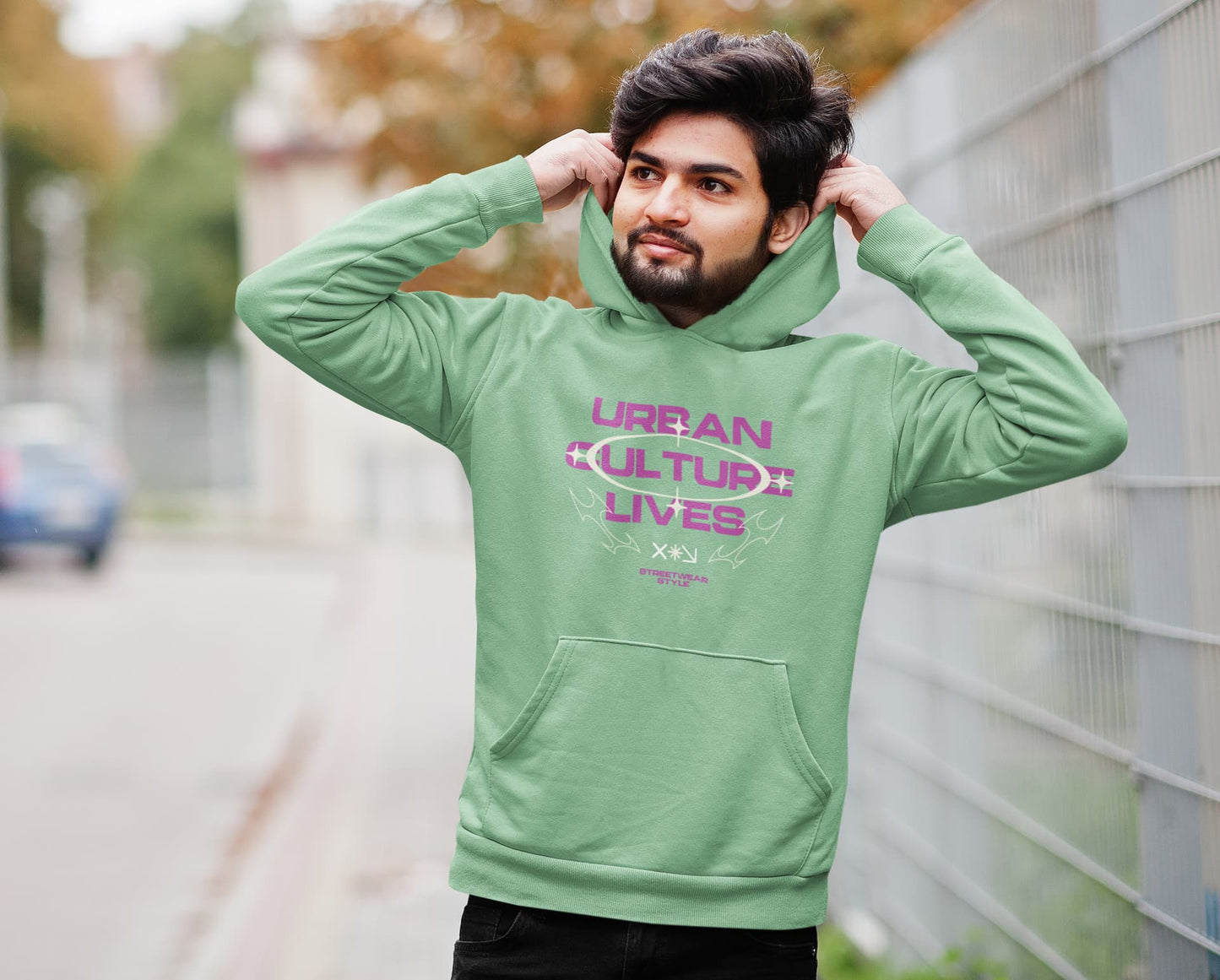 MENS MINT GREEN HOODIES