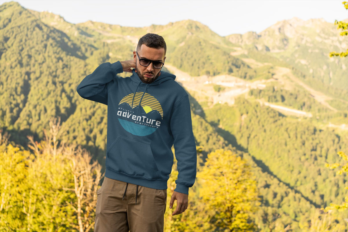 Men's Navy Blue Hoodies