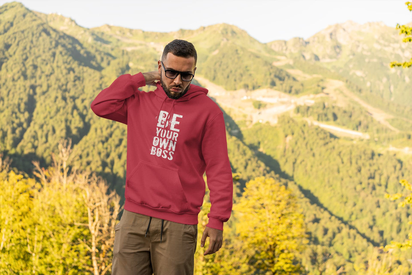 Men's Red Hoodies