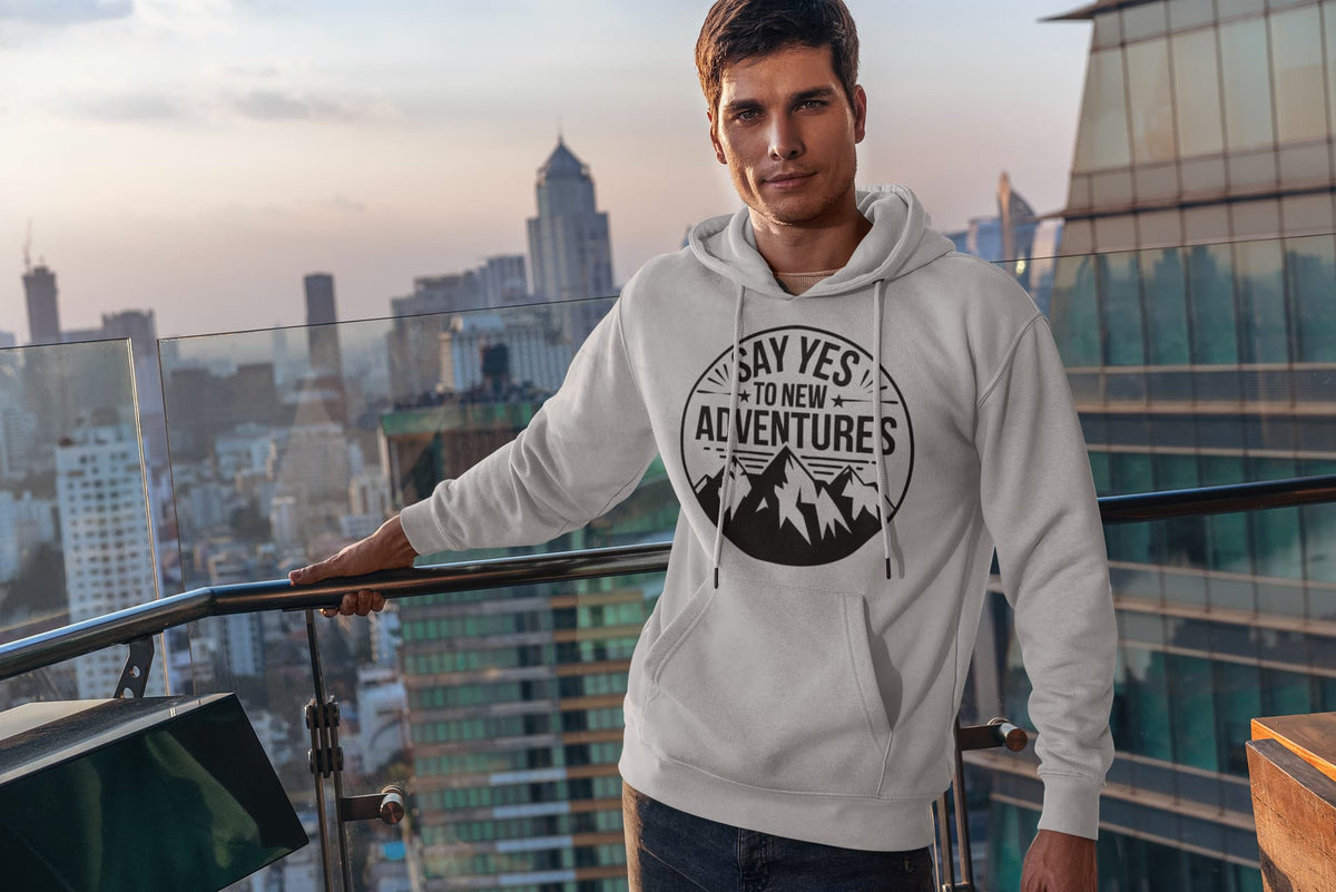 Men's Melange Grey Hoodies