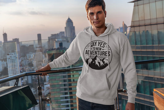 Men's Melange Grey Hoodies