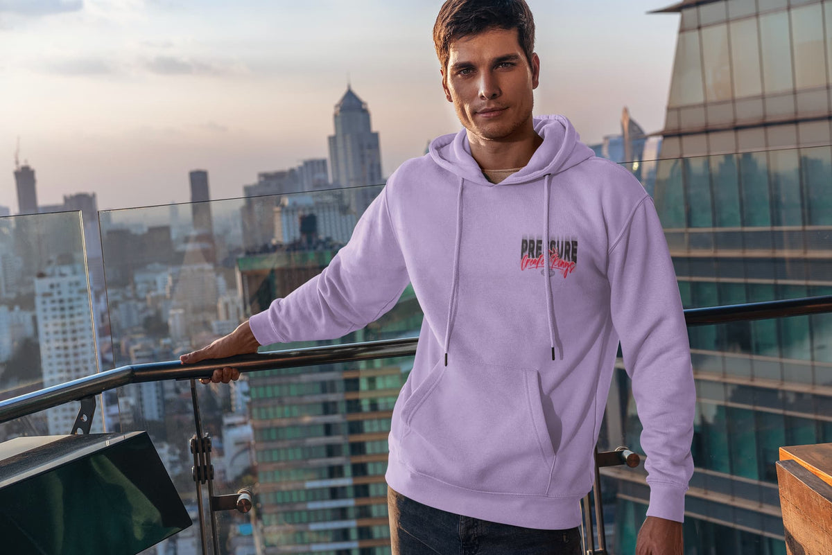 Karavirs® Nomad Iris Lavender oversized hoodie for men India