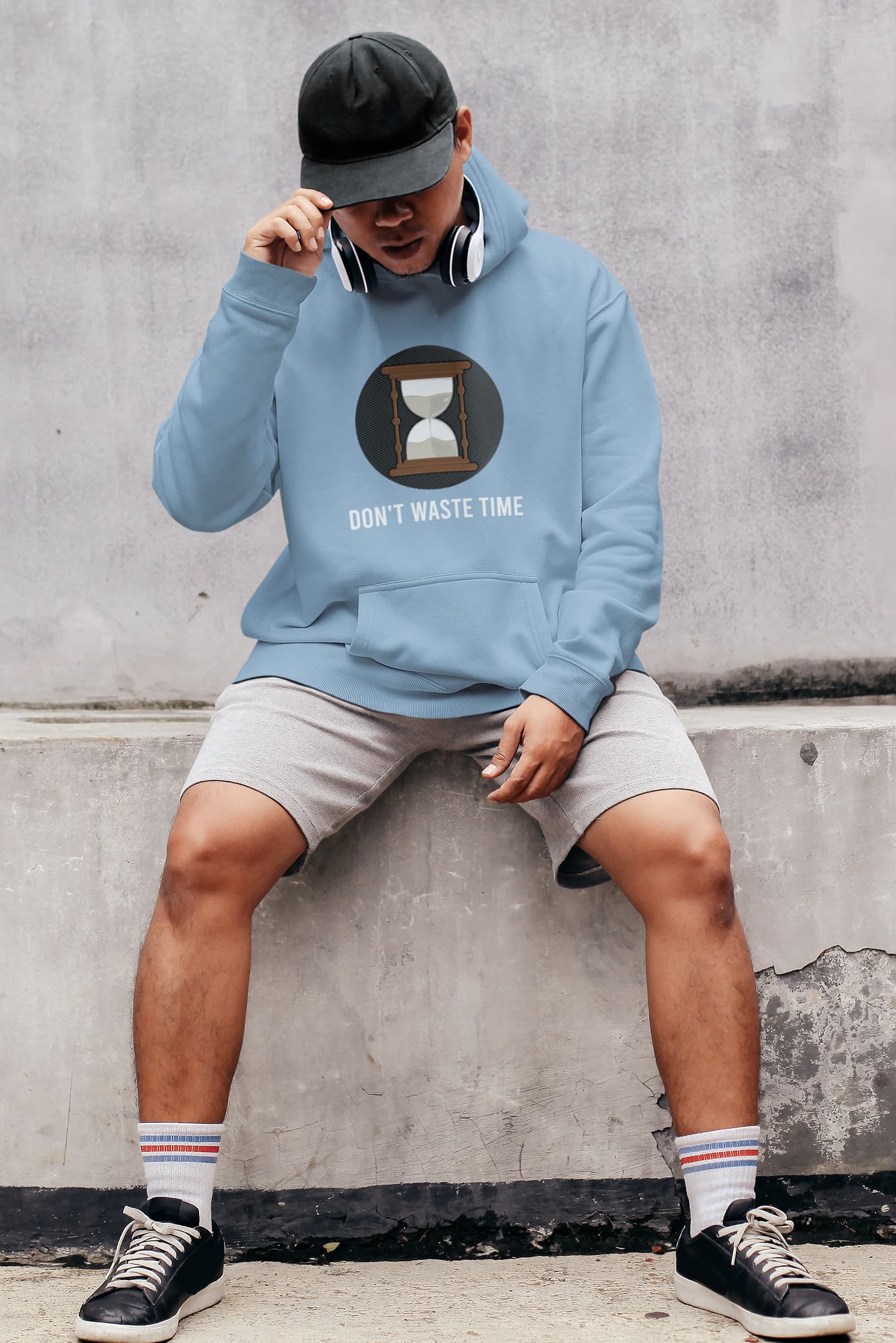 UNISEX BABY BLUE SWEATSHIRT