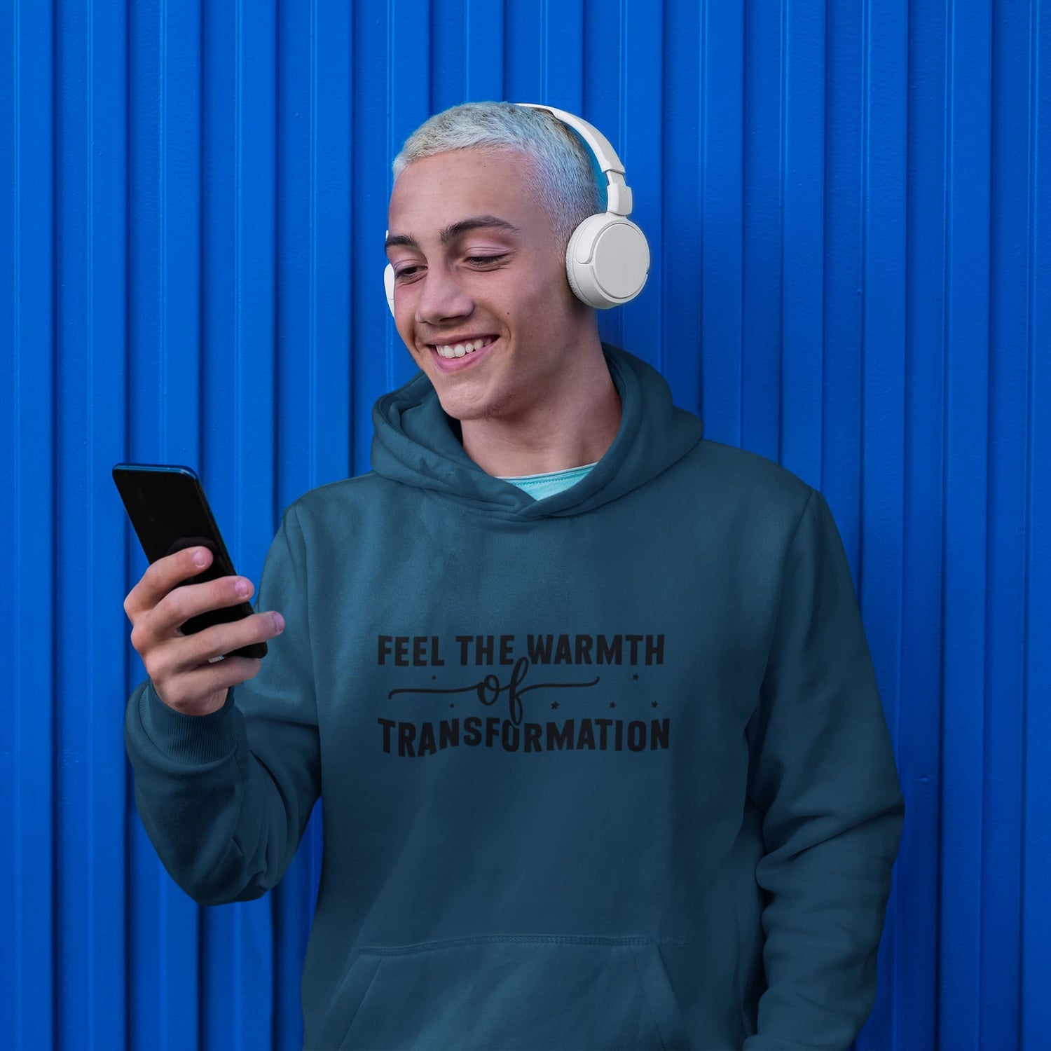 MENS NAVY BLUE HOODIES 