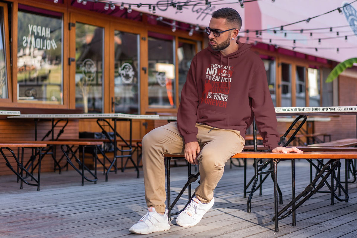 Men’s  Maroon Hoodies 