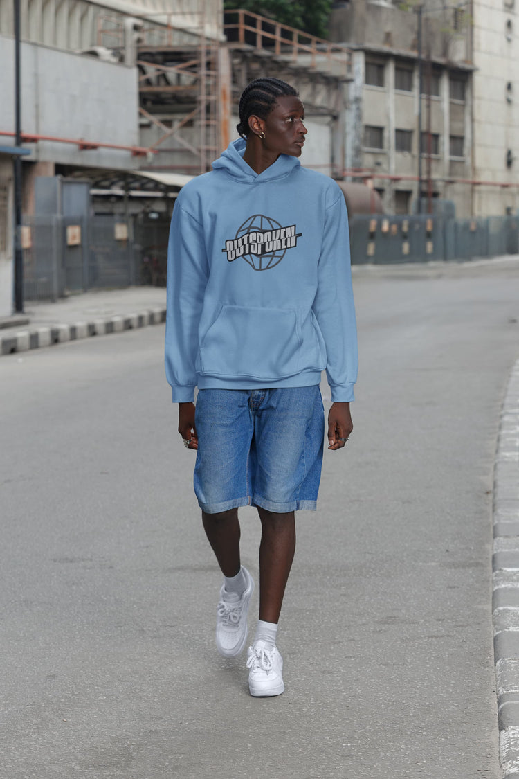 MENS BABY BLUE HOODIES 