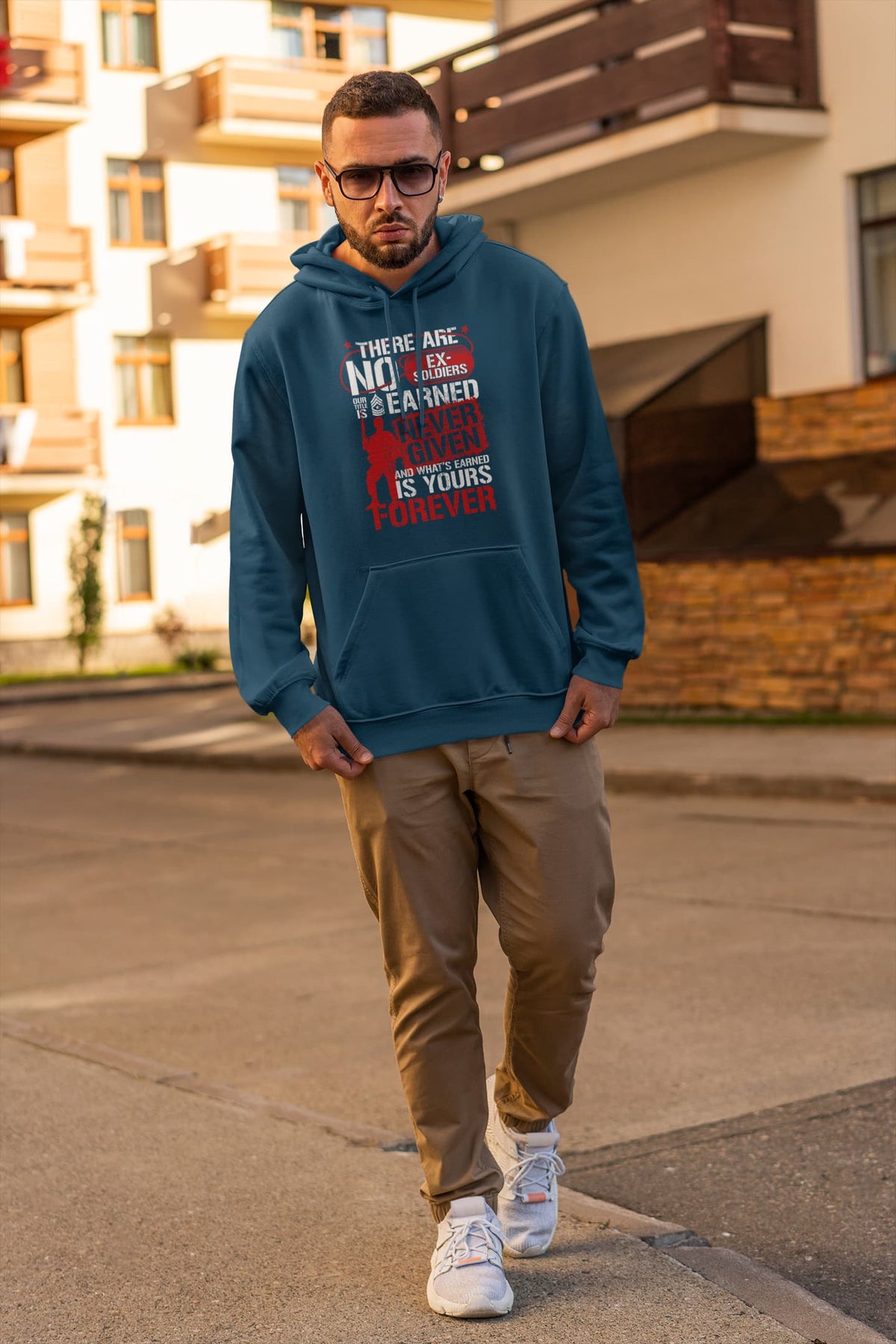 Men’s Navy Blue Hoodies 