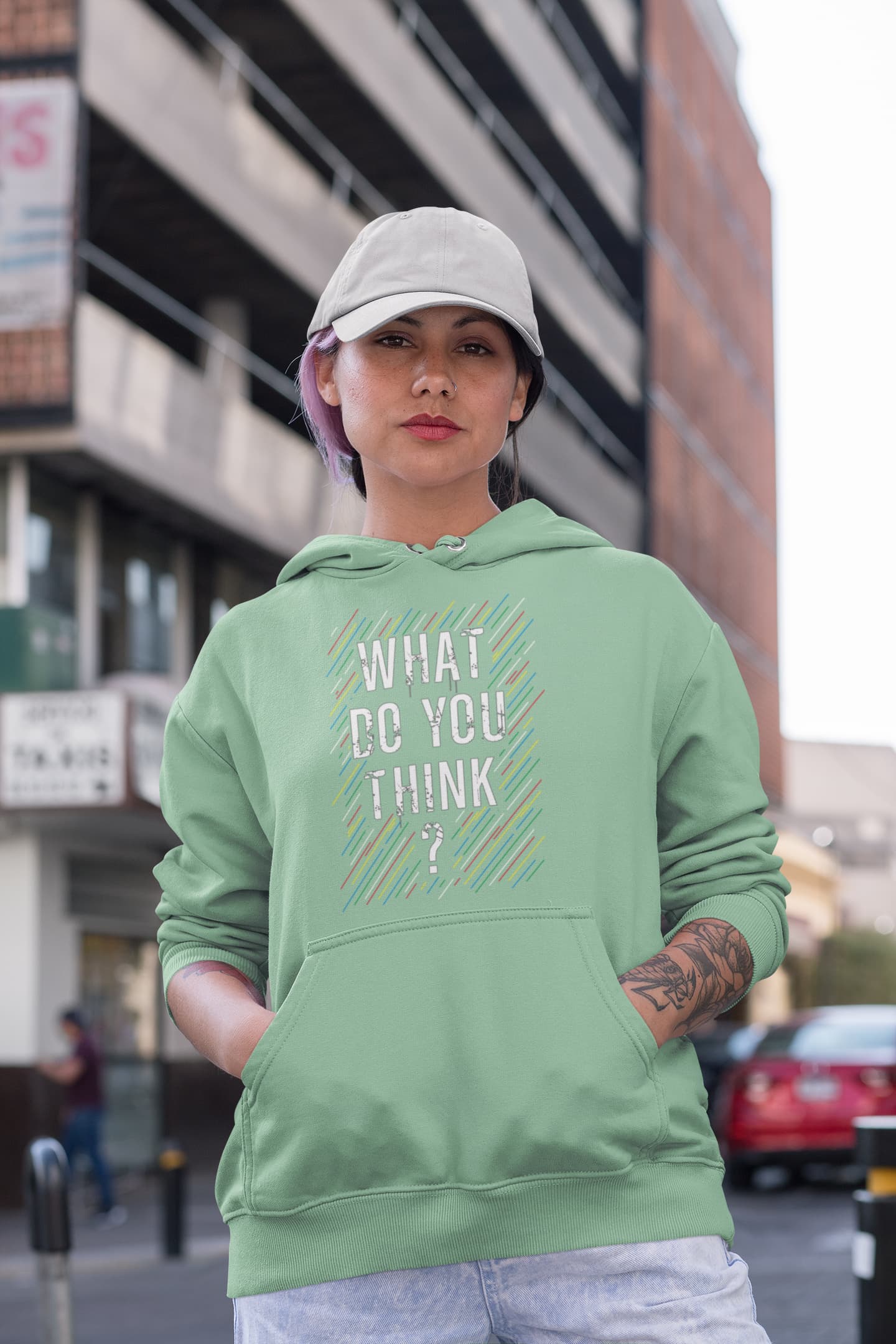 Men's Mint Green Hoodies