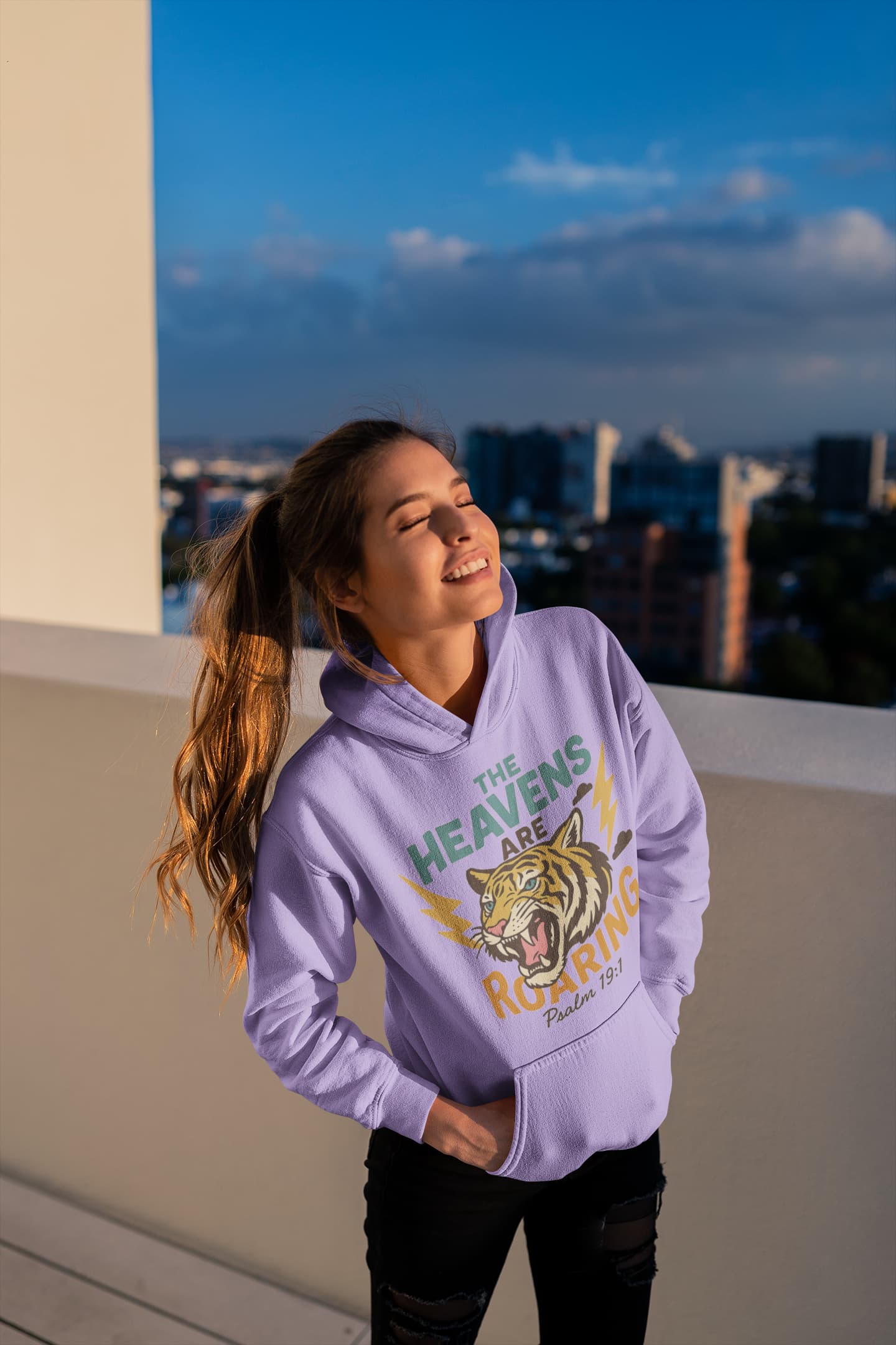 Men's Iris Lavender Hoodies