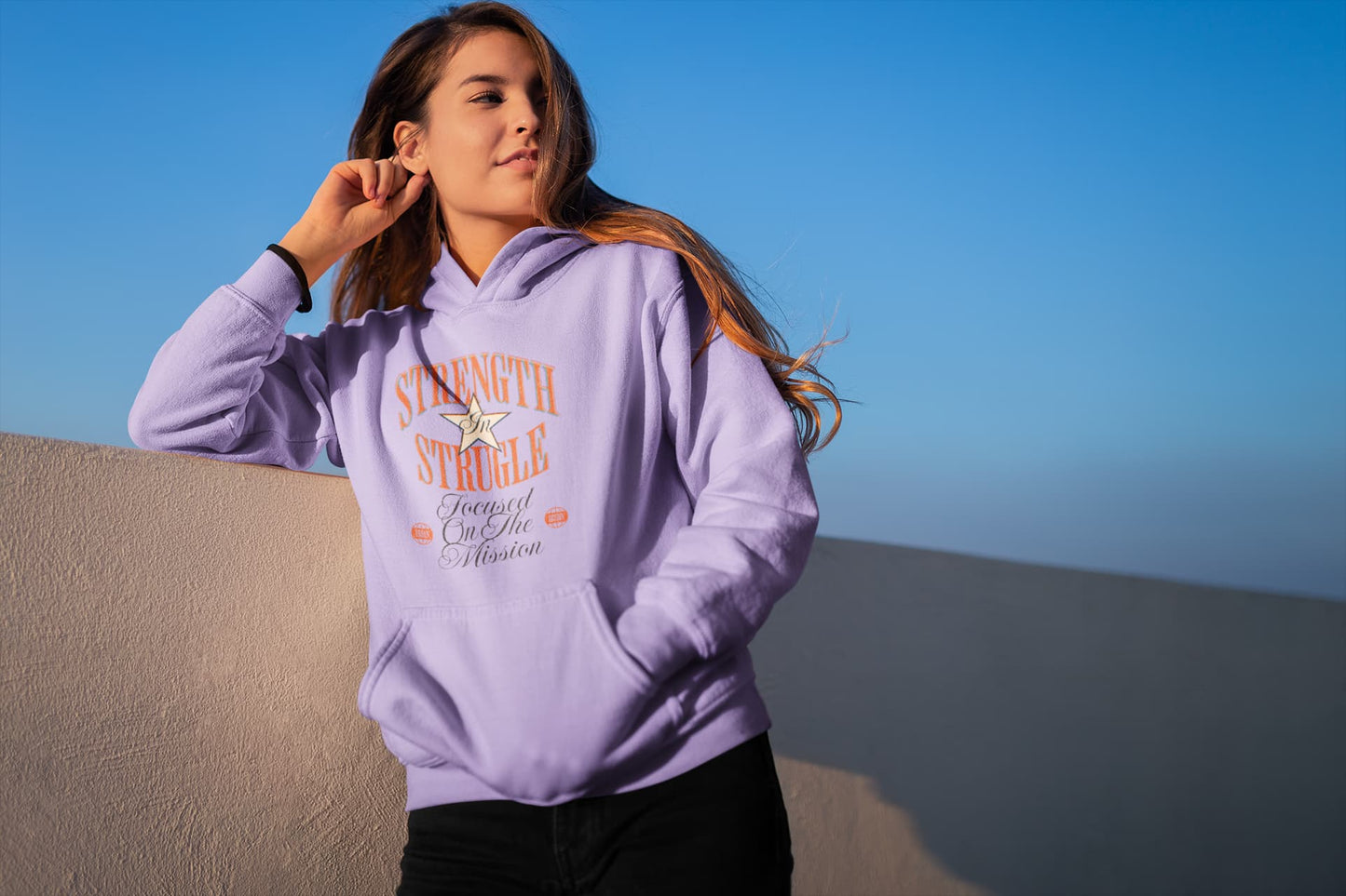 Men's Iris Lavender Hoodies