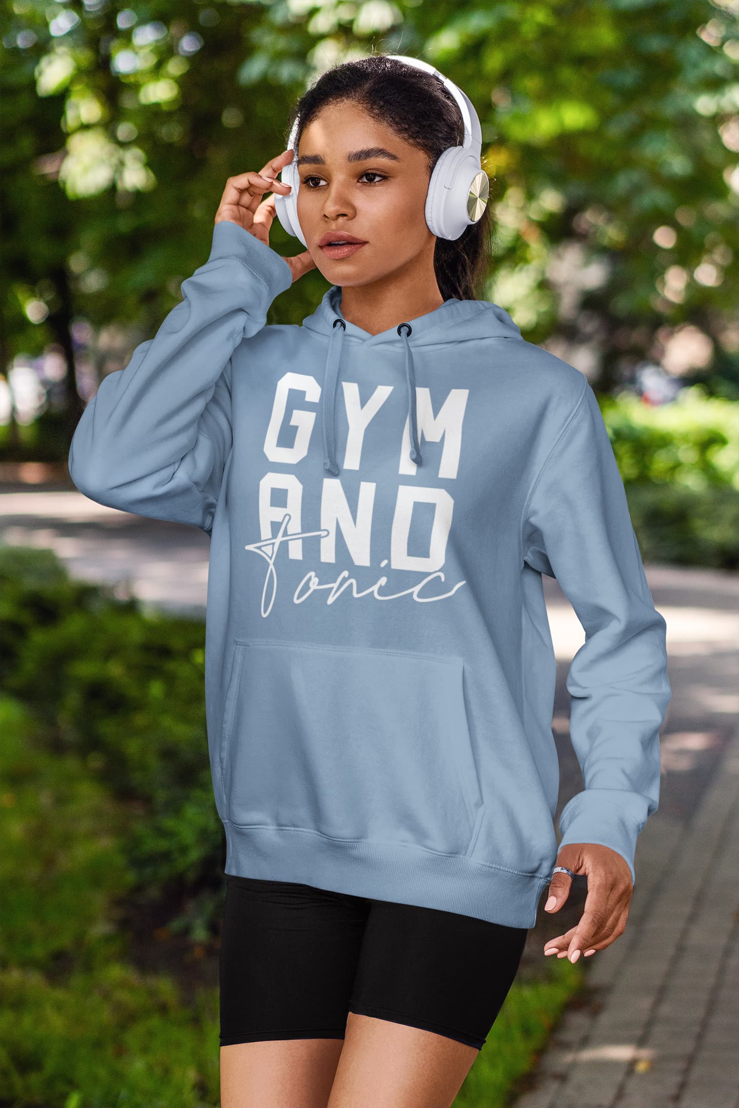 Women's Baby Blue Hoodies