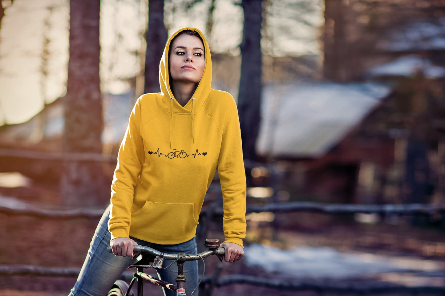 Men's Golden Yellow Hoodies