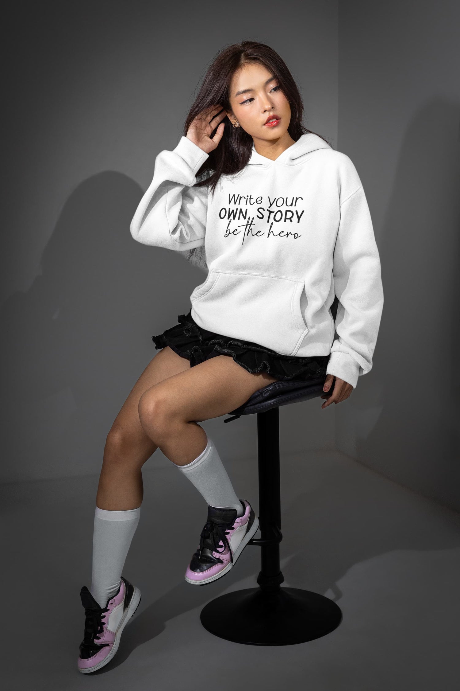 WOMENS WHITE HOODIES