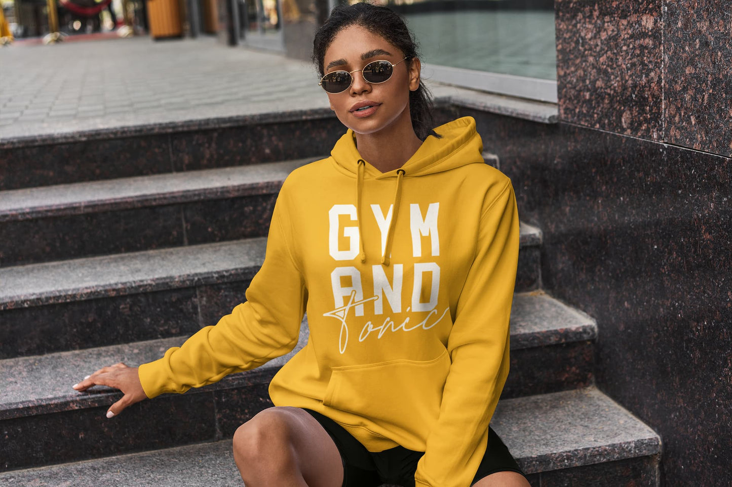Women's Golden Yellow Hoodies