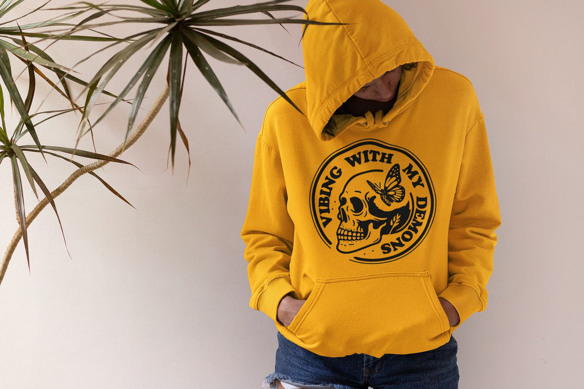 Men's Golden Yellow Hoodies