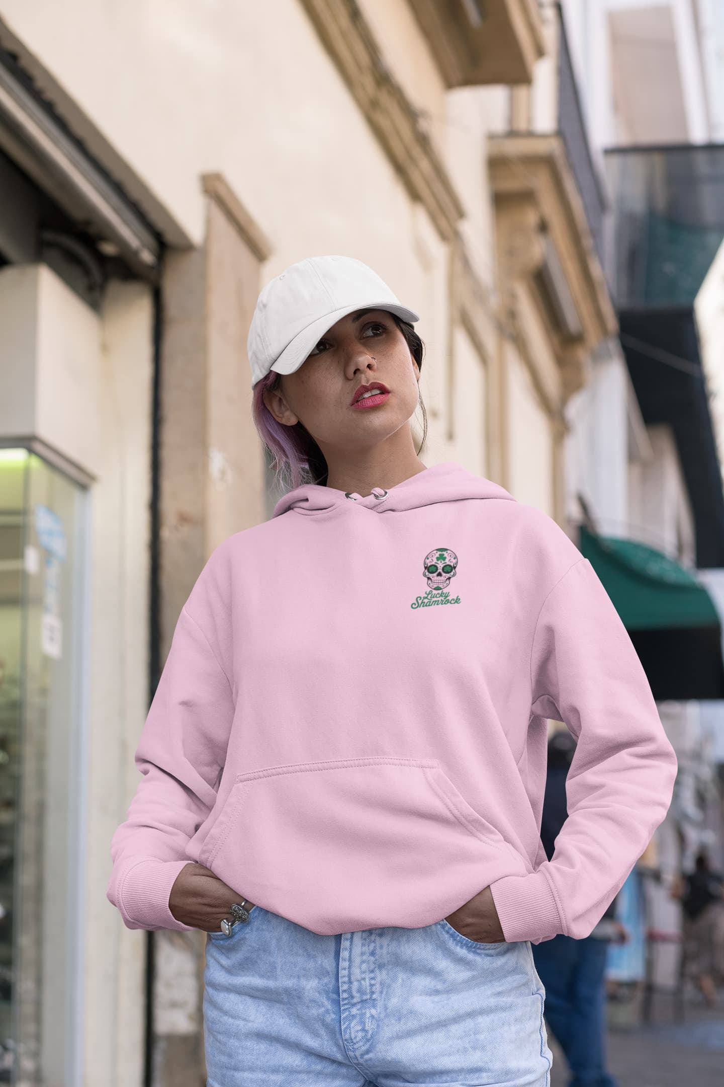 Women's Light Pink Hoodies