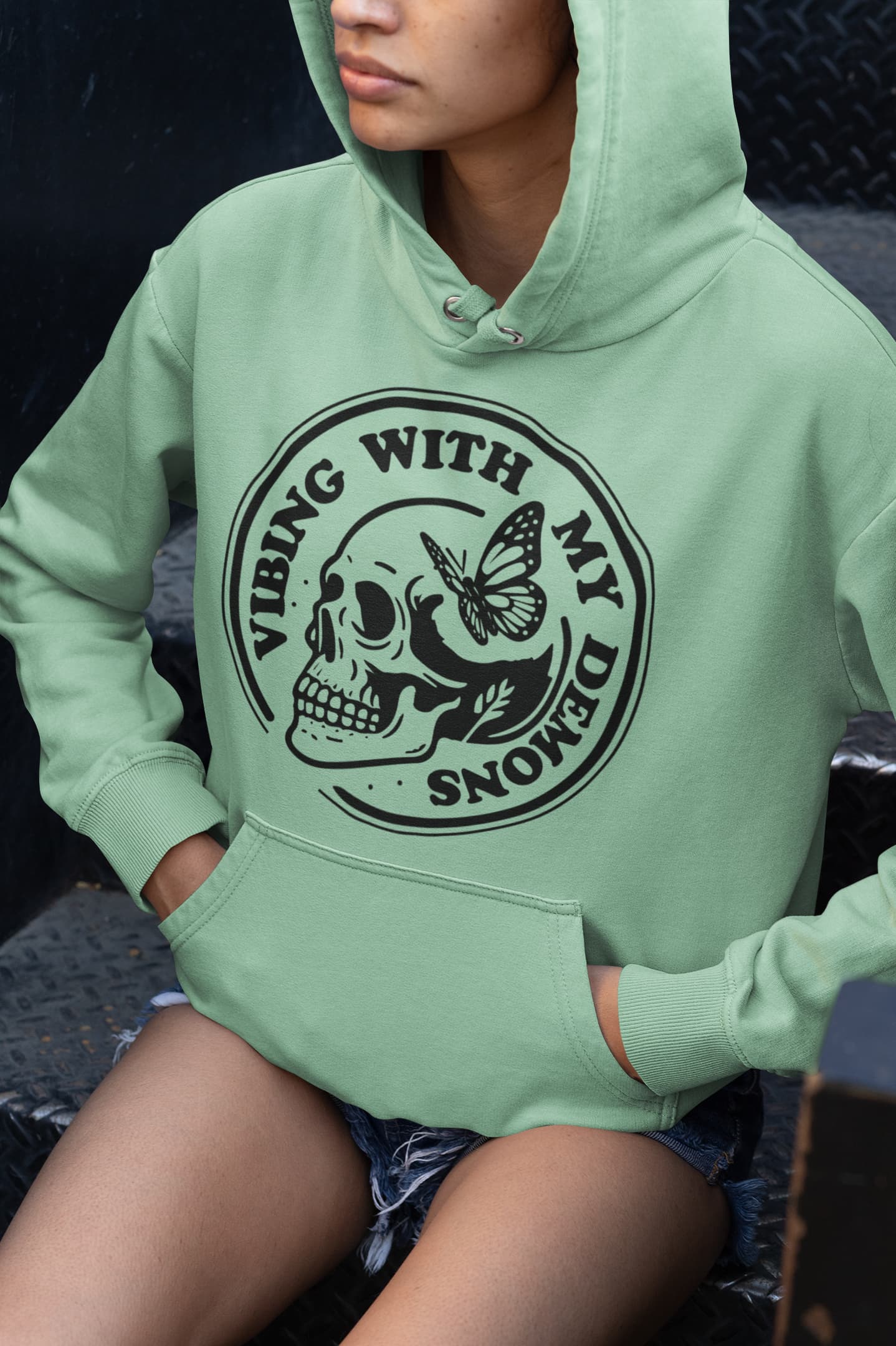 Men's Mint Green Hoodies