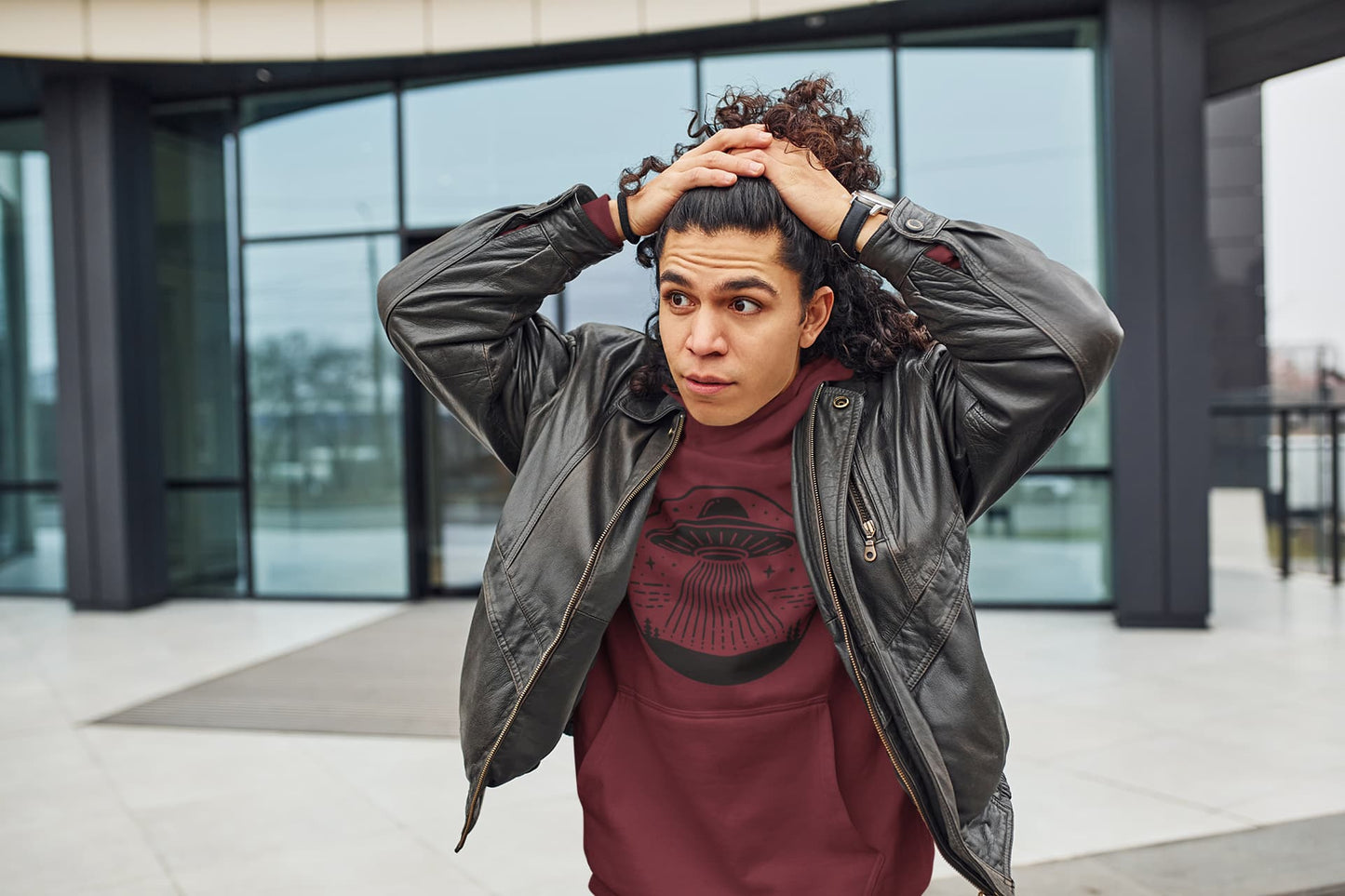 Men's Maroon Hoodies