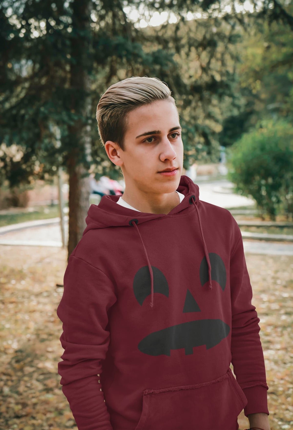 Men's Maroon Hoodies