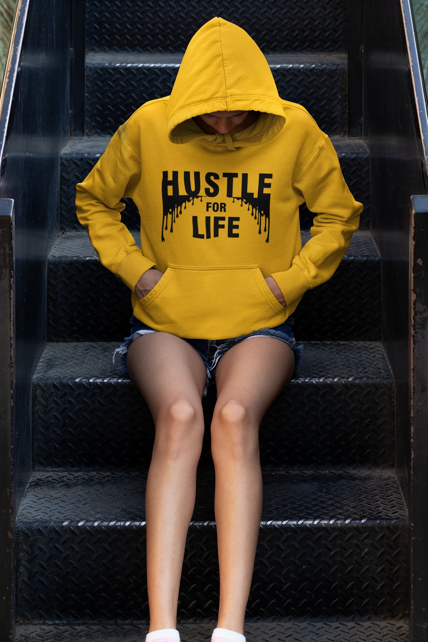 Men's Golden Yellow Hoodies