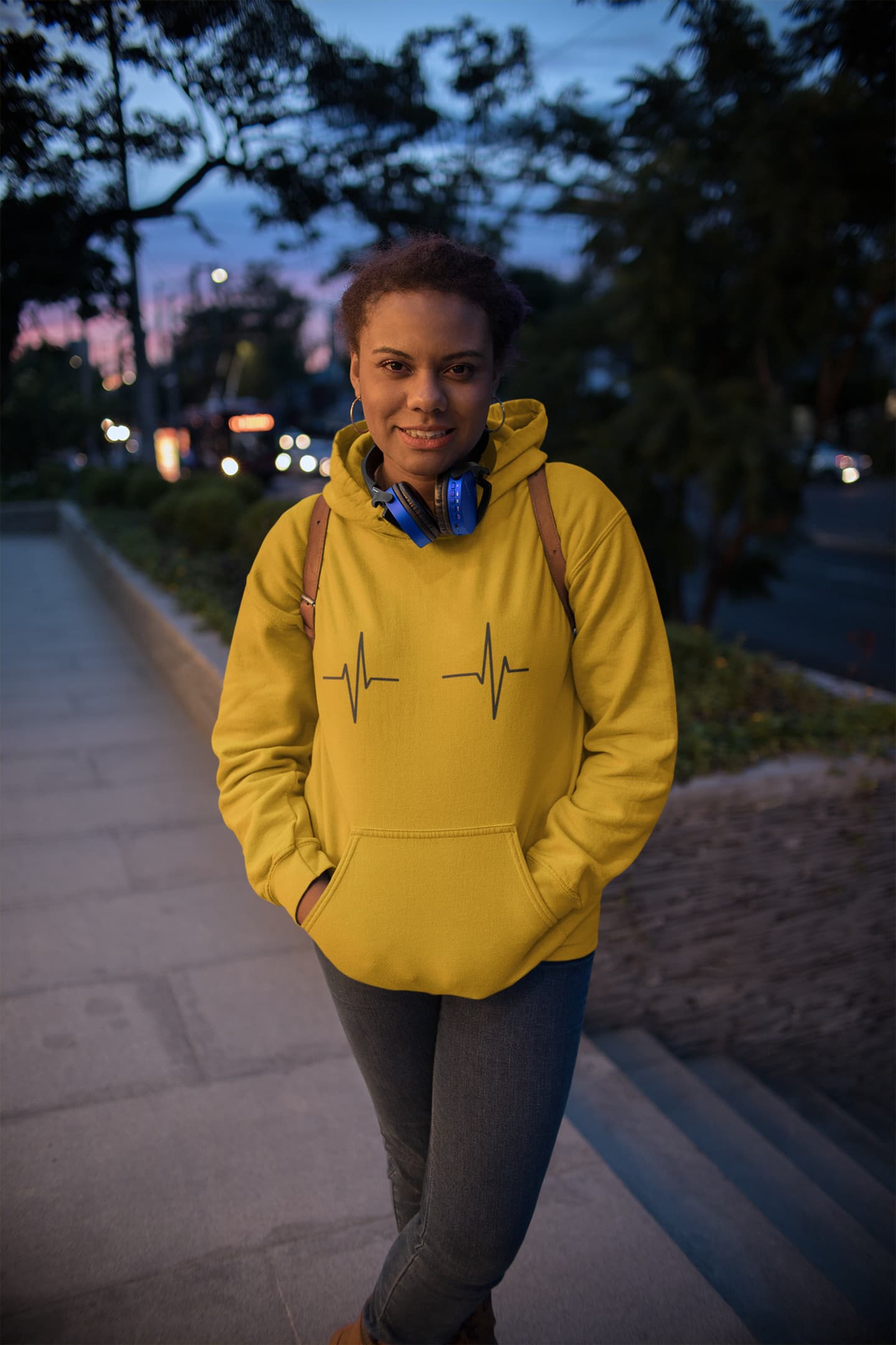 UNISEX GOLDEN YELLOW HOODIES