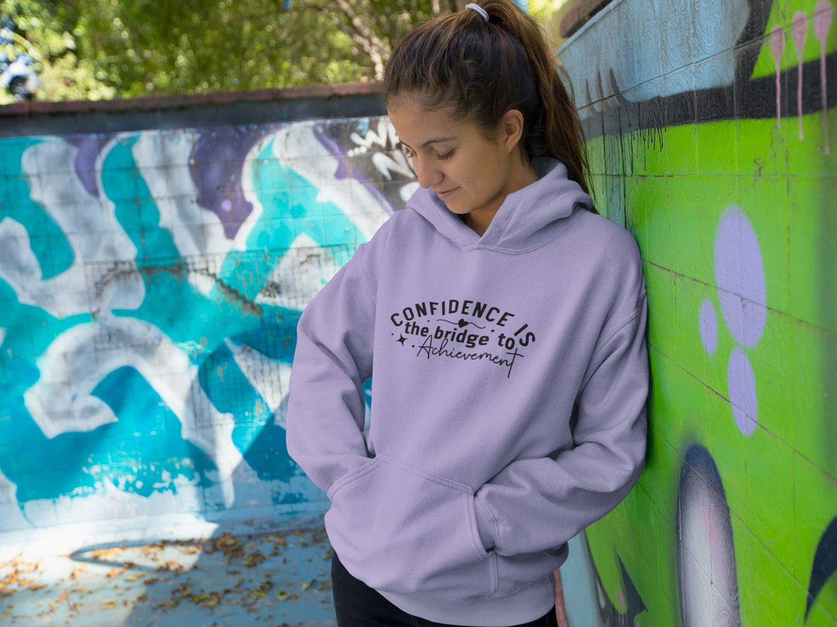Karavirs® Bridged Iris Lavender oversized hoodie for women India