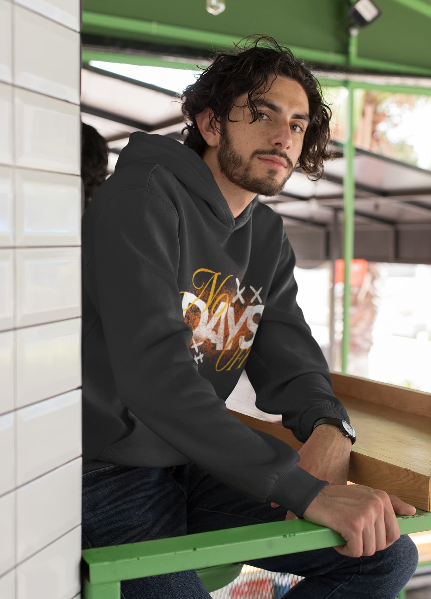 Men's Black Hoodies