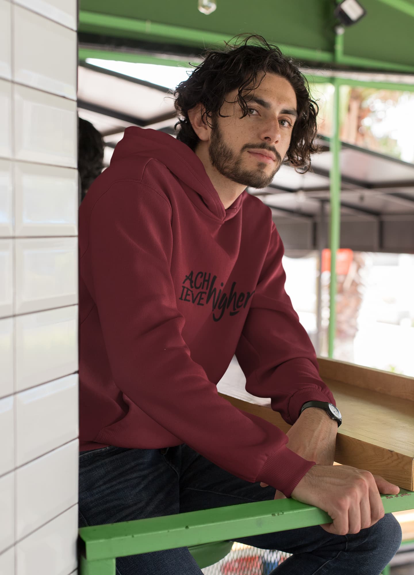 UNISEX MAROON SWEATSHIRT