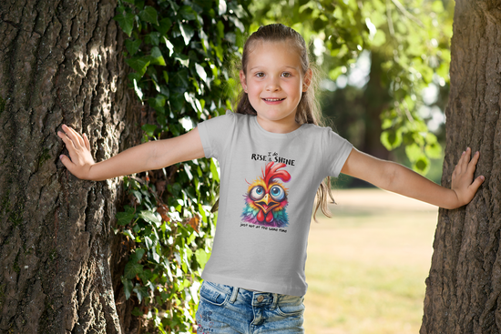 Girls Round Neck Half Sleeve Tshirts