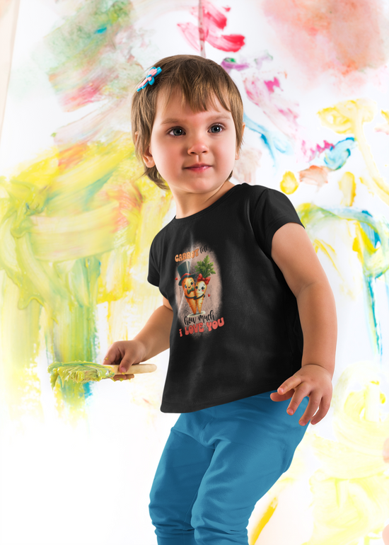 Girls Round Neck Half Sleeve Tshirts