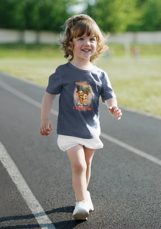 Girls Round Neck Half Sleeve Tshirts