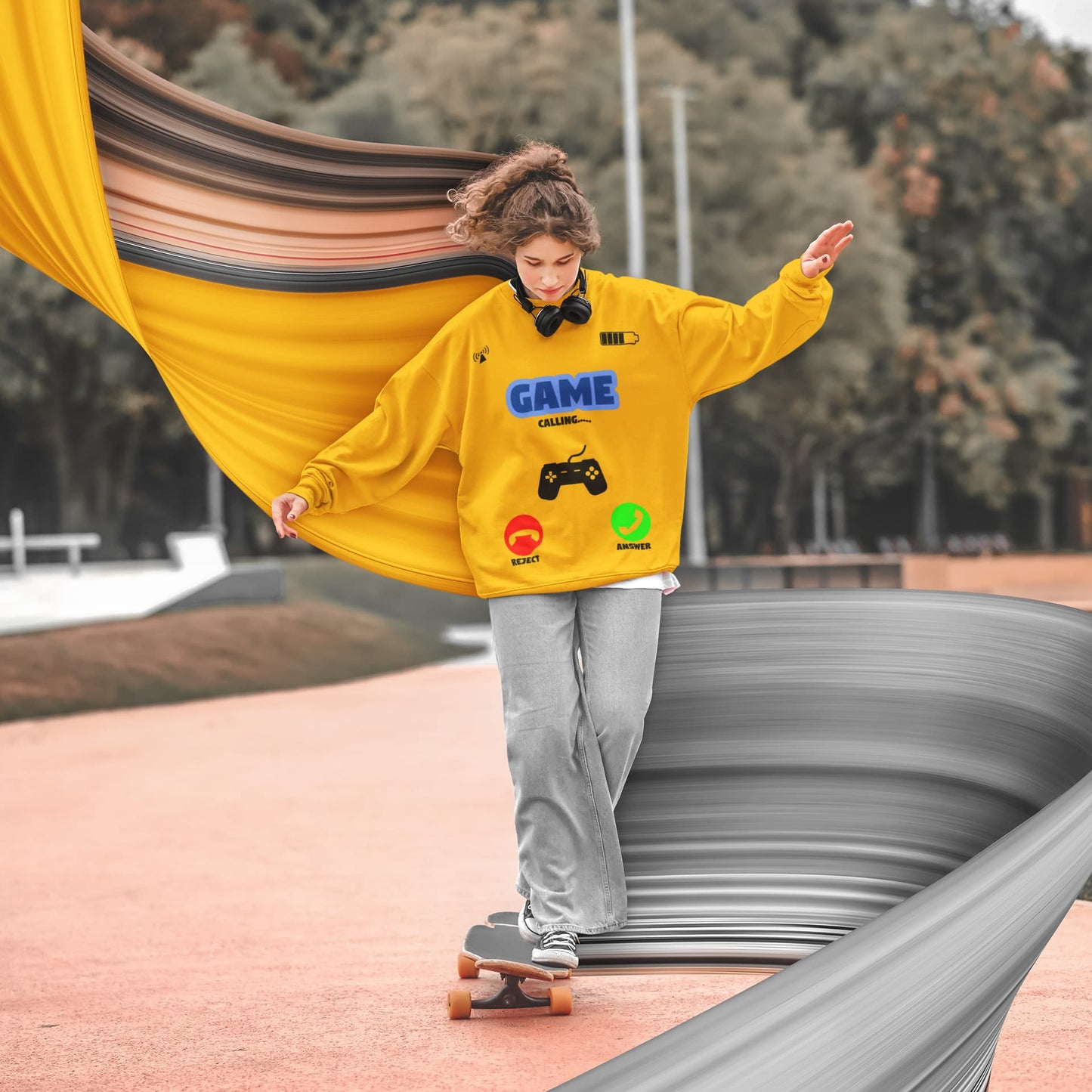Men's Golden Yellow Sweatshirts