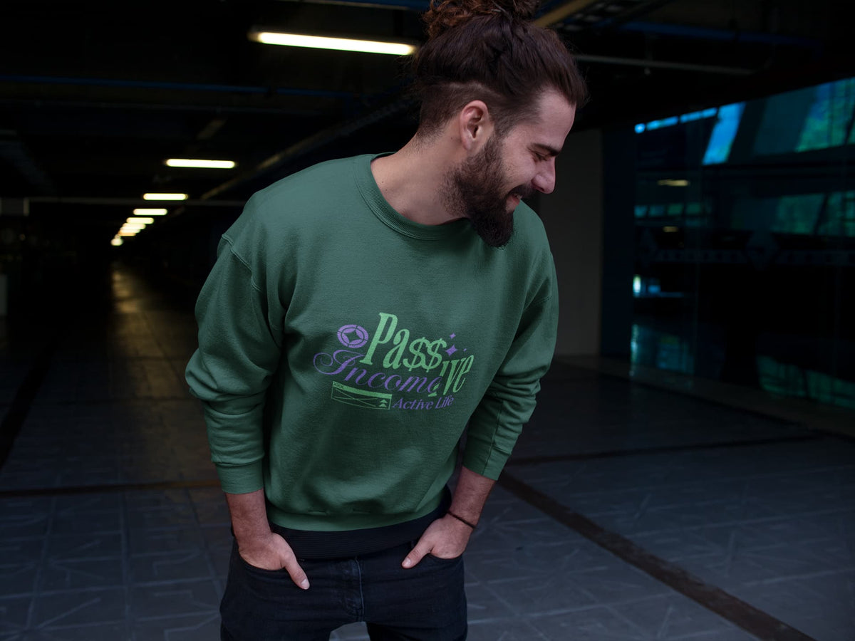 Karavirs® Monarch Olive Green sweatshirt for men India