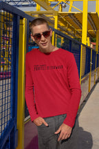 MENS RED ROUNDECK F/S T-SHIRT