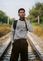 Men's Melange Grey Sweatshirts