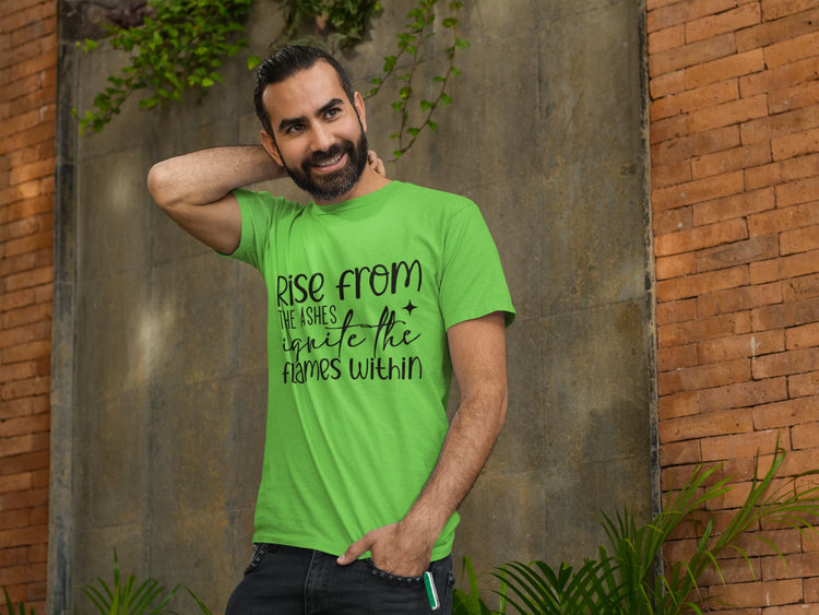 MENS LIRIL GREEN ROUNDNECK T-SHIRT