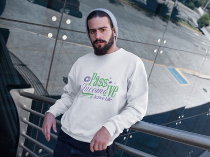 MENS WHITE SWEATSHIRT