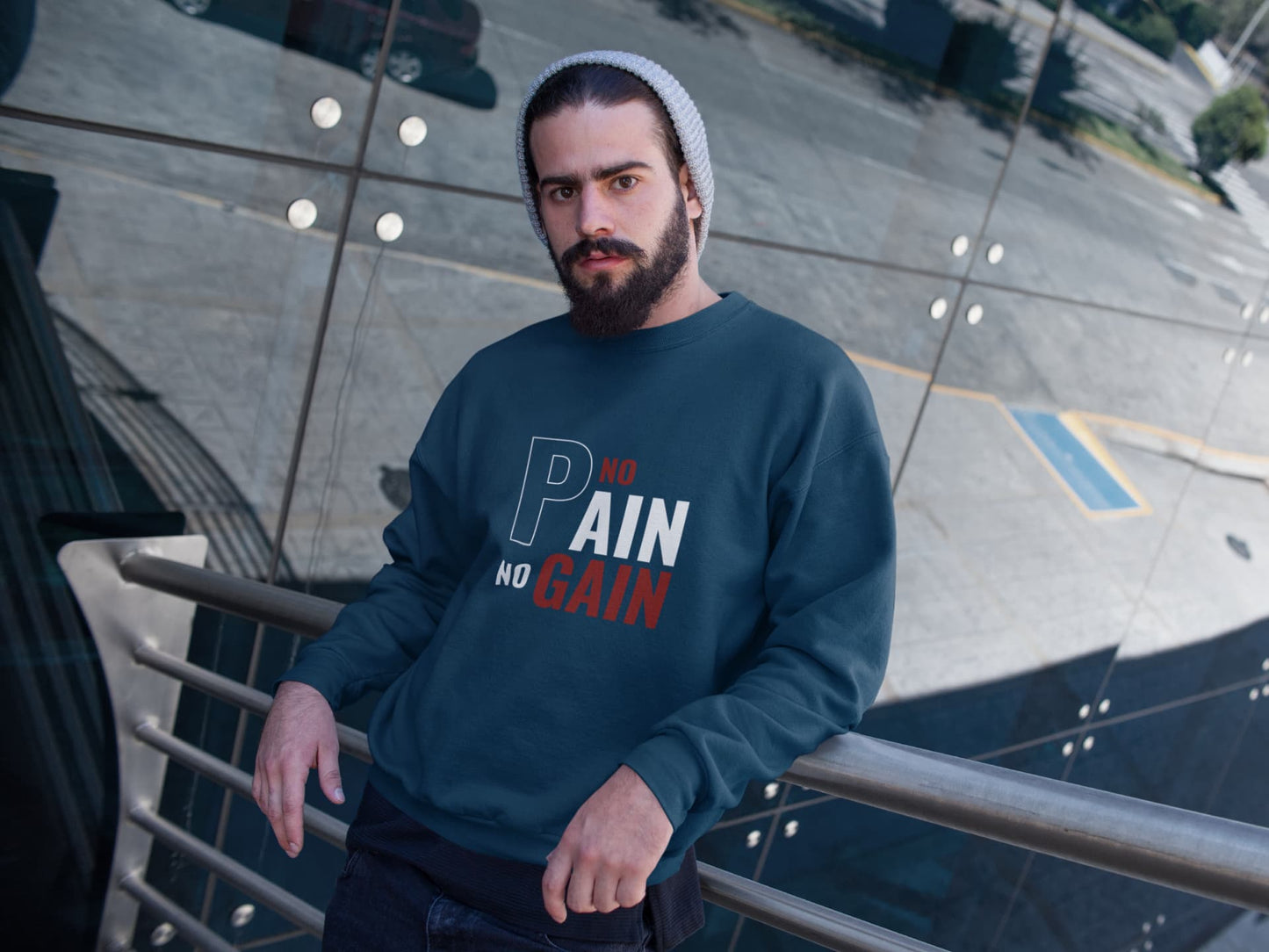UNISEX NAVY BLUE SWEATSHIRT