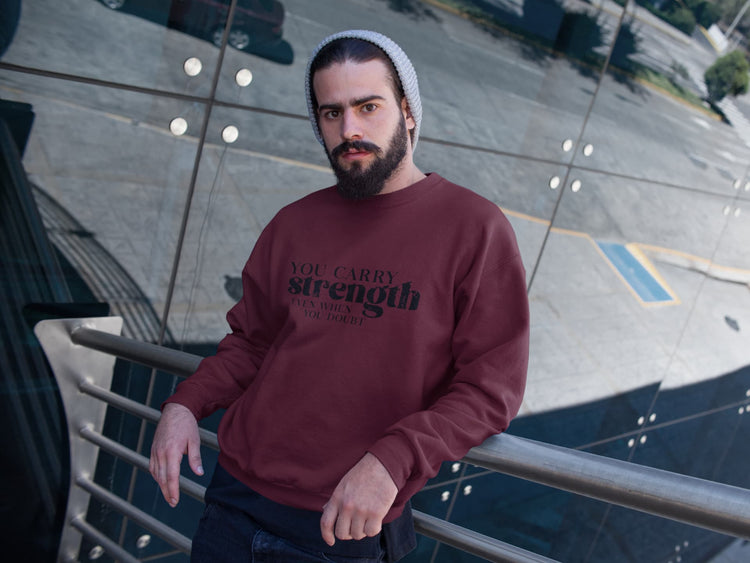 UNISEX MAROON SWEATSHIRT