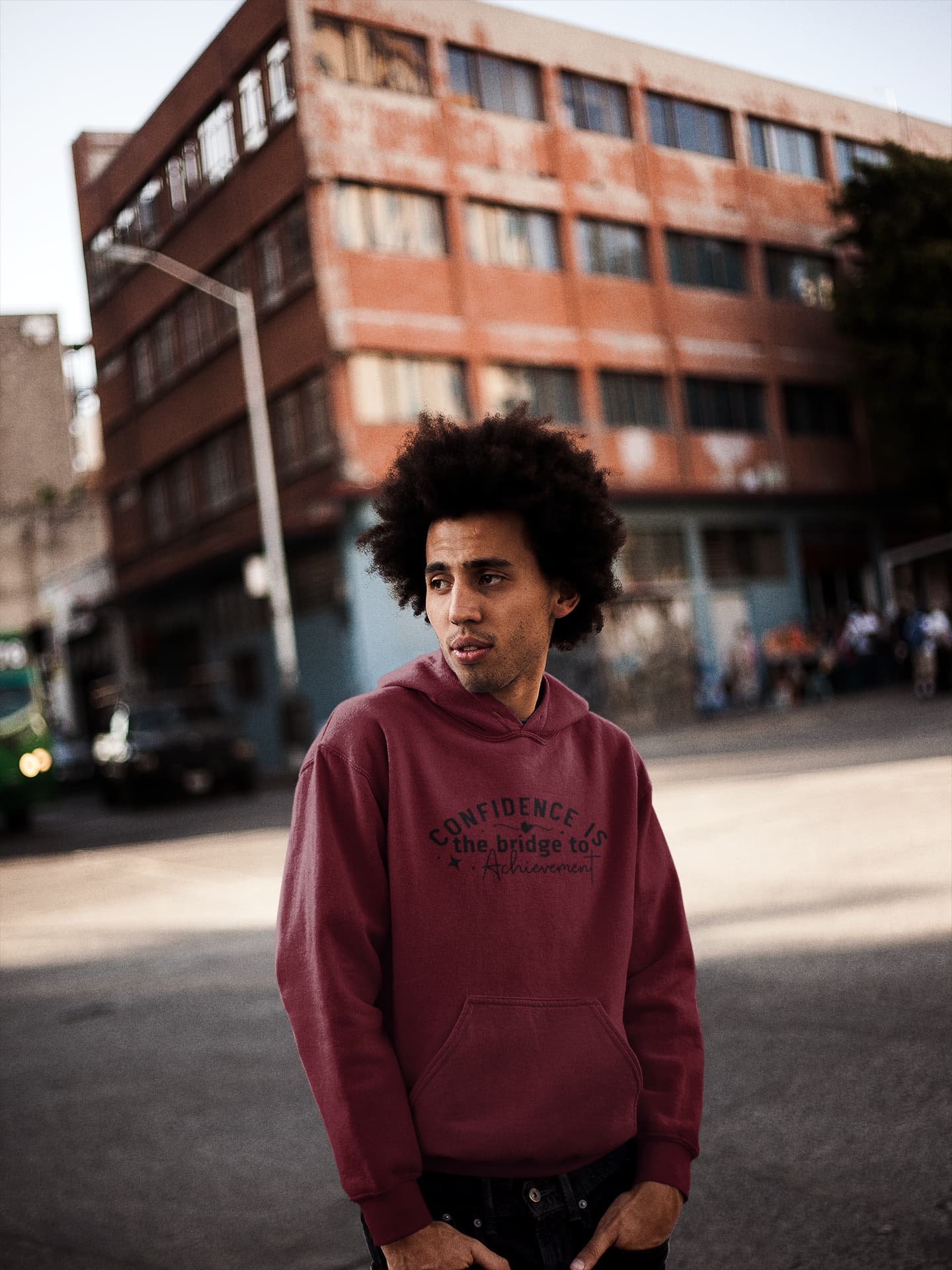 UNISEX MAROON SWEATSHIRT