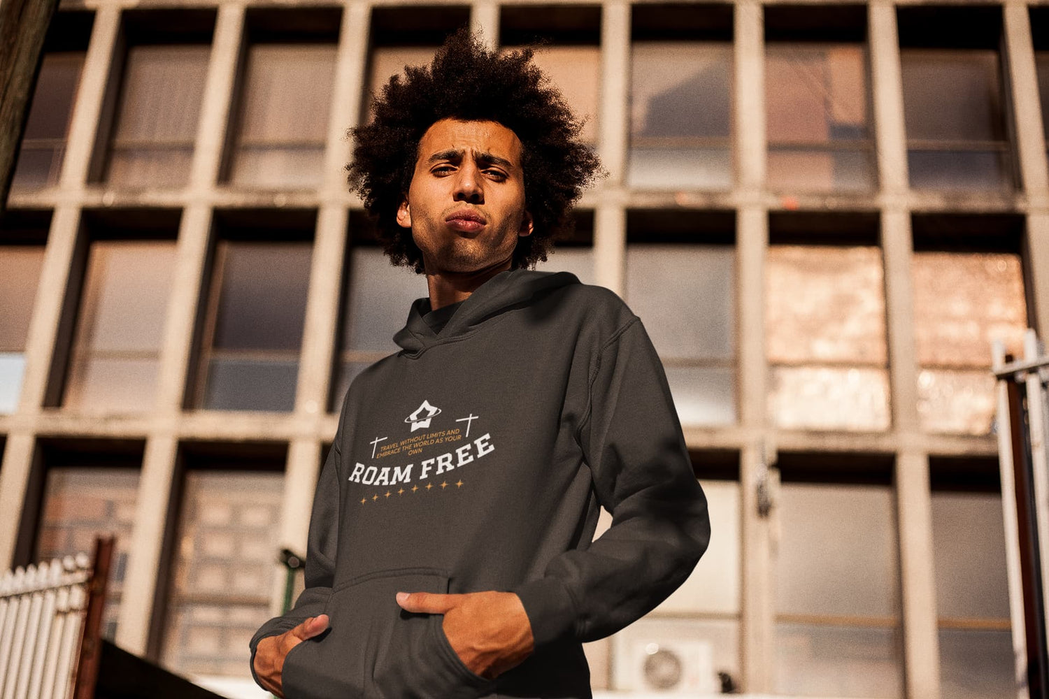UNISEX BLACK HOODIES