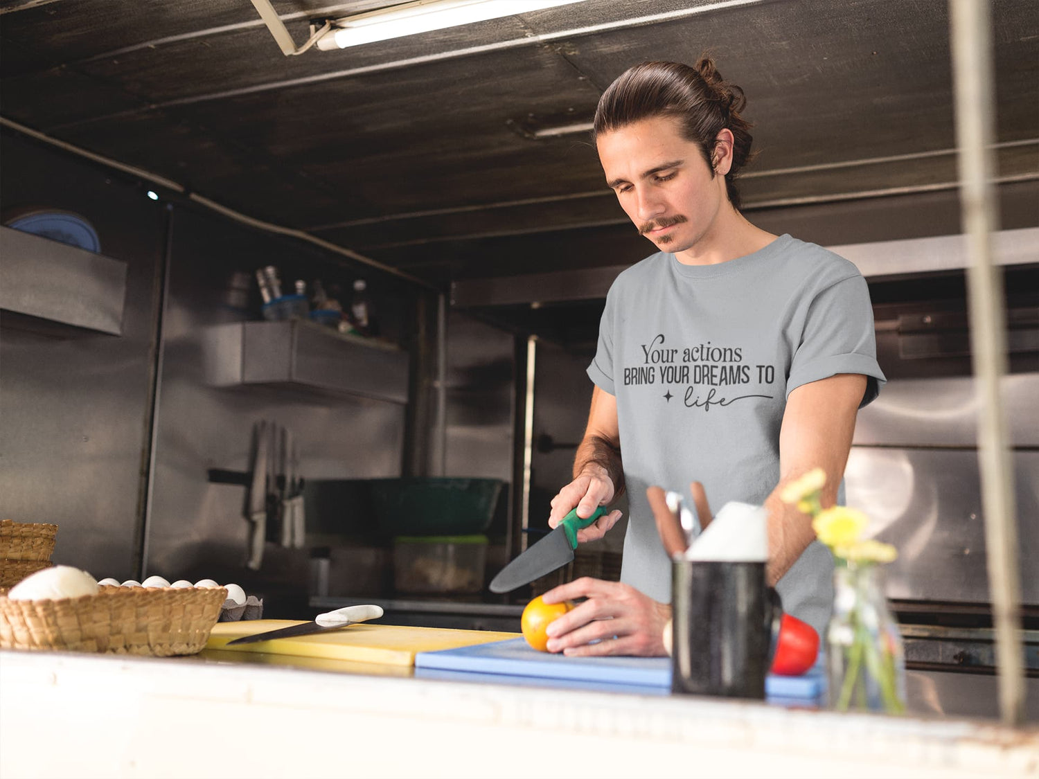 MENS SILVER FROST ROUNDNECK T-SHIRT